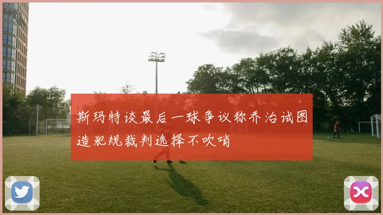 斯玛特谈最后一球争议称乔治试图造犯规裁判选择不吹哨